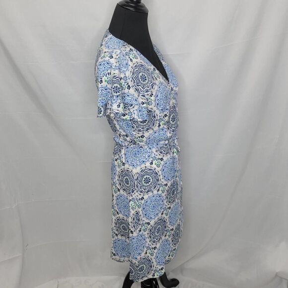 HARPER Heritage Wrap Knee Length Dress - Picture 5 of 15